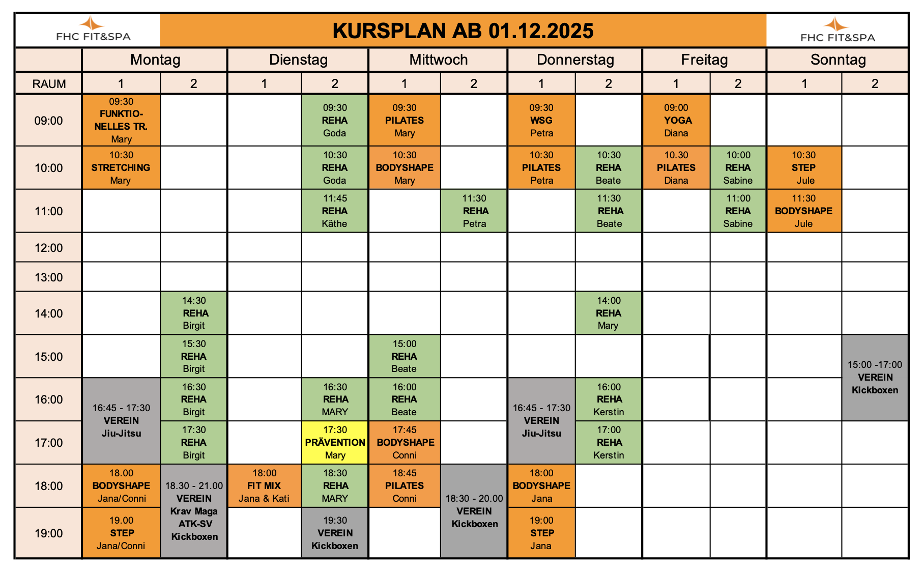 FHC FIT&SPA KURSPLAN 01.12.25